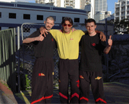 詠春拳の写真4：師父エミンと